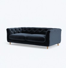 Loaf BOHO SOFA, EXTRA LARGE, LIQUORICE BLUE, CLEVER VELVET, NEW