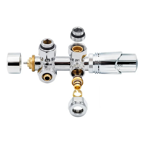 Twin radiator valves - twin,