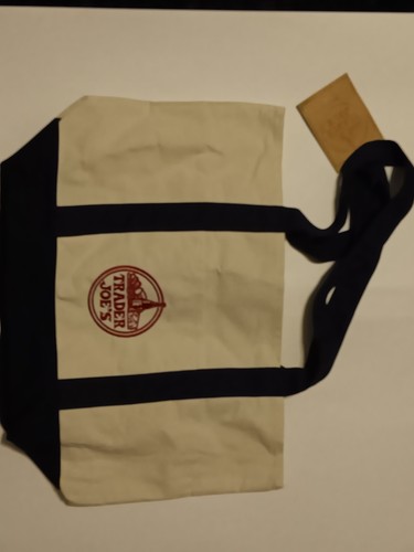 Trader joe large canvas tote - large,