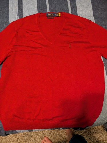 Polo ralph lauren red - lauren, washable
