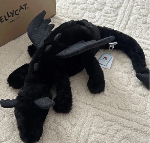 Jellycat black sky dragon - black,