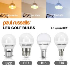 LED Golf Ball Bayonet B22 B15