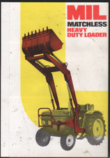 MIL "MATCHLESS" Heavy Duty Front End Tractor Loader Brochure Leaflet