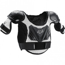 Fox Racing Kids MX Motocross Armour - Titan Roost Deflector (Black/Silver)