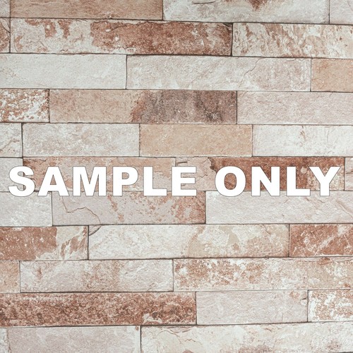 Red slate brick wallpaper tile - red,