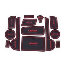 For Lexus CT200 CT200H Car interior Anti-Slip Mat Auto Cup Holder Gate Slot Pad