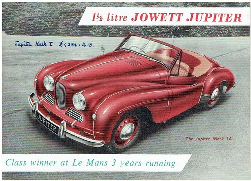 Jowett jupiter mkia - mkia, litre