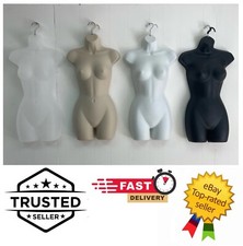 Female Hanging Body Form Torso Display Mannequin Dummy Clothes 4 Colours New