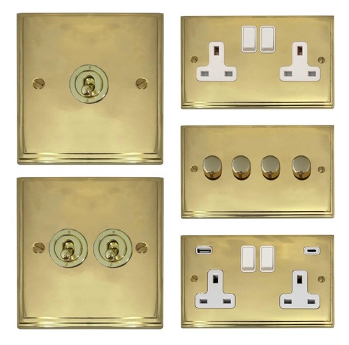 Victorian polished brass - victorian,