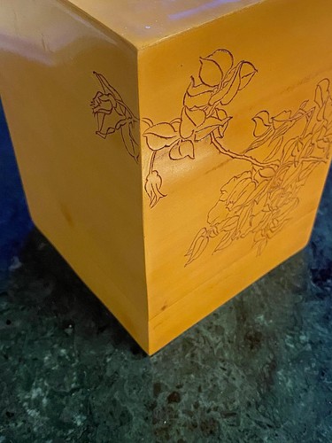 Abstract floral engraved - floral,