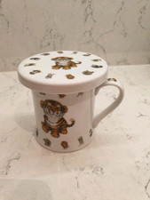 MUG & COASTER Charming fine china tiger cub
