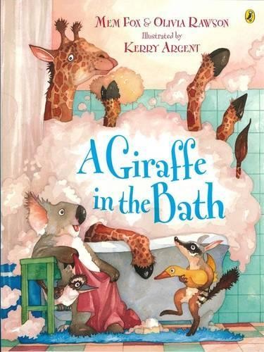 Giraffe the bath mem - in, bath,