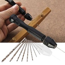 Manual Hand Drill Aluminum Hand Drill With Keyless Chuck Woodworking Drilling