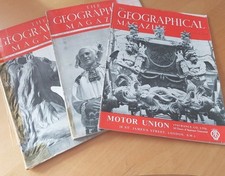 Geographical Magazine 1940s Illustrated Britain Travel Culture History London