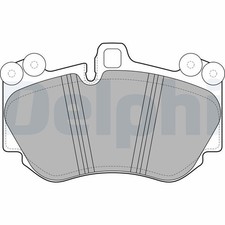 LP2116 BRAKE PAD SET, DISC