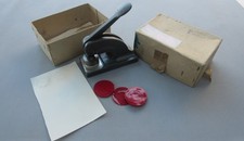 Vintage embossing stamp Rapier
