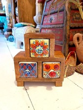 HANDMADE INDIAN CERAMIC THREE