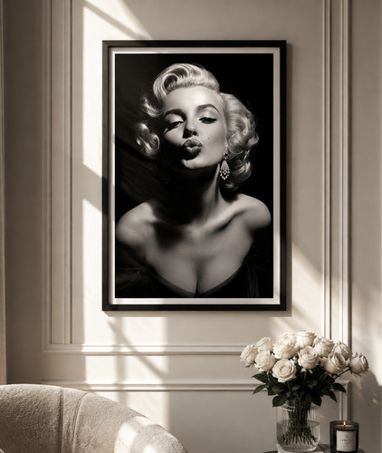 Marilyn monroe black white - marilyn,