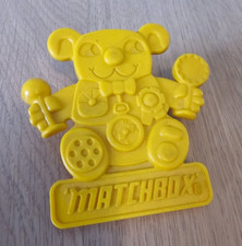 matchbox yellow promotional teddy bear clip vintage 1980s or earlier