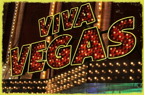 Viva las vegas sign night - viva,