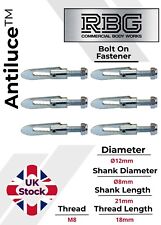 6X Antiluce™ Fastener M8 x