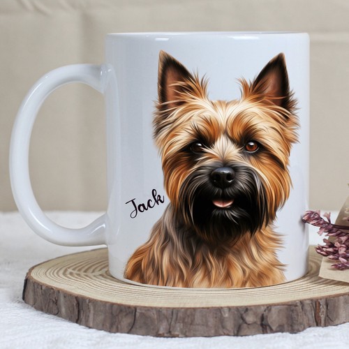 Personalised pet dog mug cairn - pet,