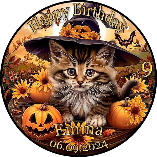 Cake topper birthday - birthday, halloween
