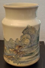 1940s Royal Doulton Woodley Dale Series Ware 7" Jar