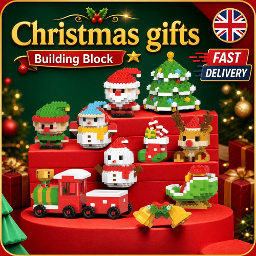 Christmas building block set - block,