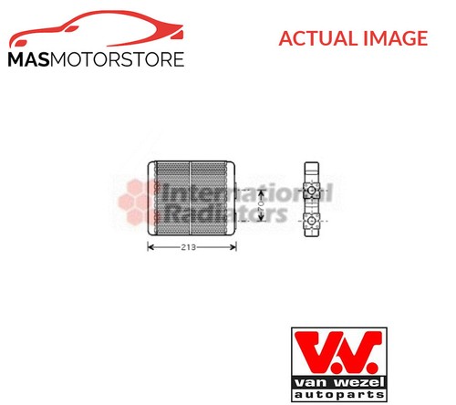 Heater radiator exchanger lhd - heater,