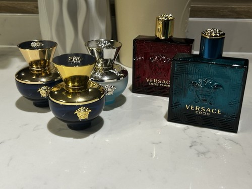 Versace fragrance bottles - bottles, –