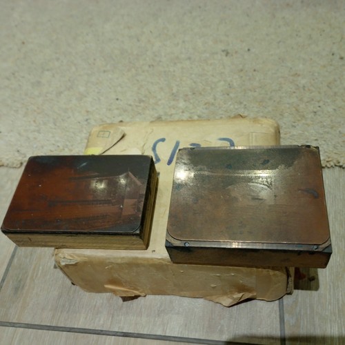 Copper plate printers wood - copper,