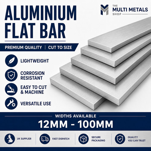 Aluminium flat bar strip - flat, plate