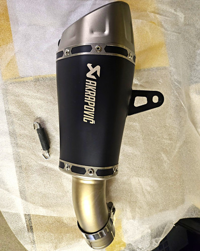 Akrapovic titanium slip - titanium, and