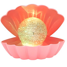 Glitter pearl lamp sea shell - lamp,