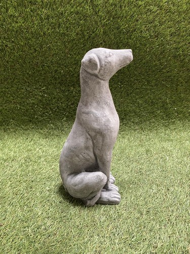 Whippet concrete ornament dog - concrete,