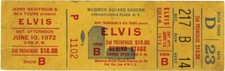 ELVIS PRESLEY Concert Ticket -
