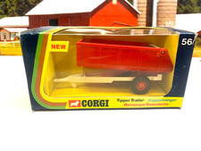 CORGI.1:43.FARM TIPPING TRAILER. TRACTOR DRAWN. RARER WHITE CHASSIS. MINT BOXED.