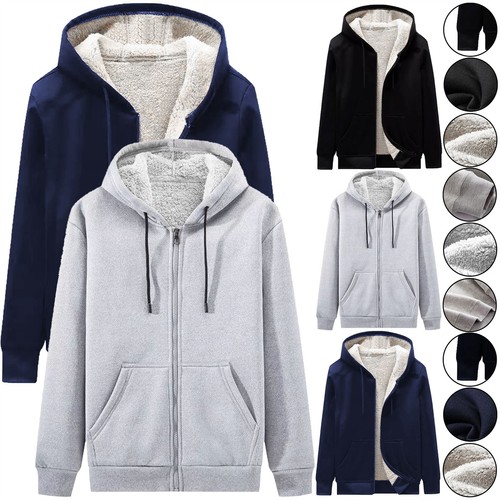 Mens sherpa fleece fur lined - fur,