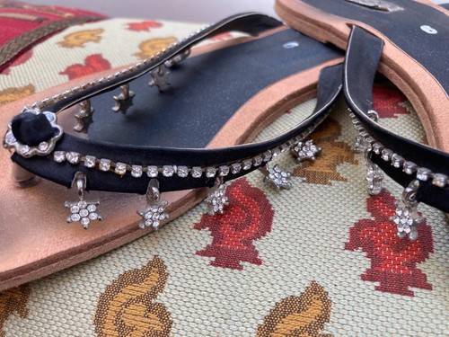 Unze flat leather - flat, &
