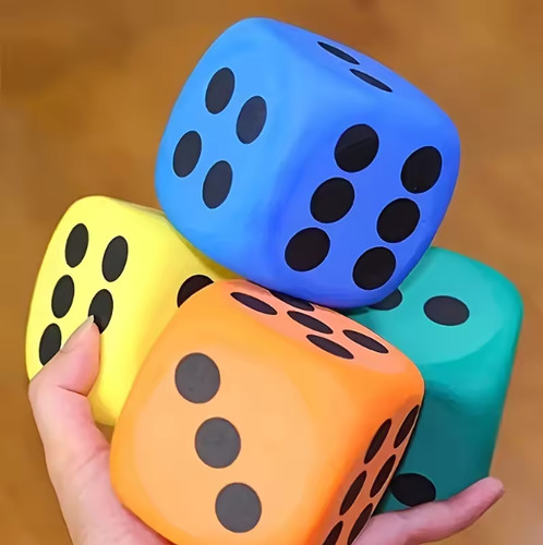 Large eva foam dot dice - large,