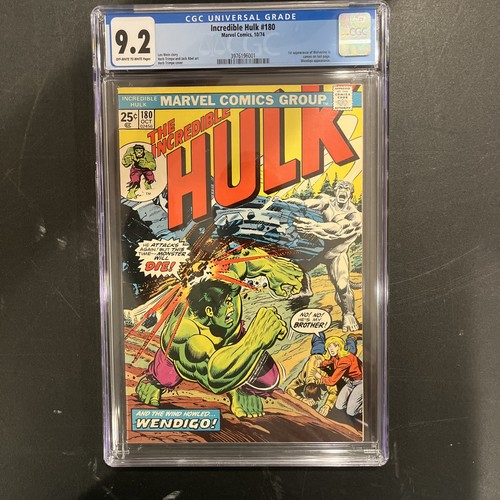 Incredible hulk 180 cgc - cgc, nm-