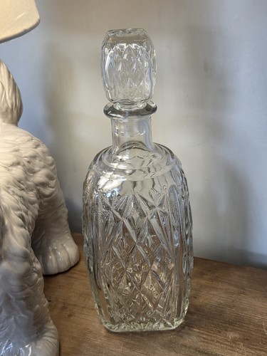 Vintage pressed clear glass - vintage,