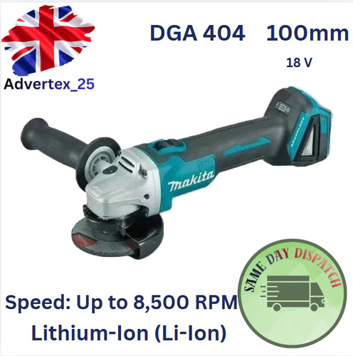 Makita 18v 100mm dga404 - 18v,