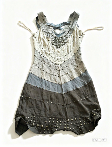 Karen millen grey black - grey/black, beaded