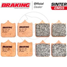 8 BRAKE PADS Anterior Braking