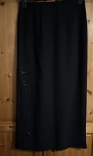 NEXT Maxi Evening Skirt Size 10 Side Split Embellished To Sides
