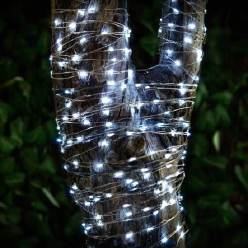 200 led cool - white, solar