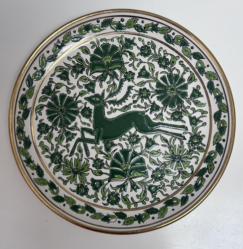 Dakas ceramic wall art plate - ceramic,