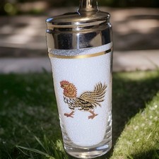 RARE 1940s ROOSTER Bar Shaker